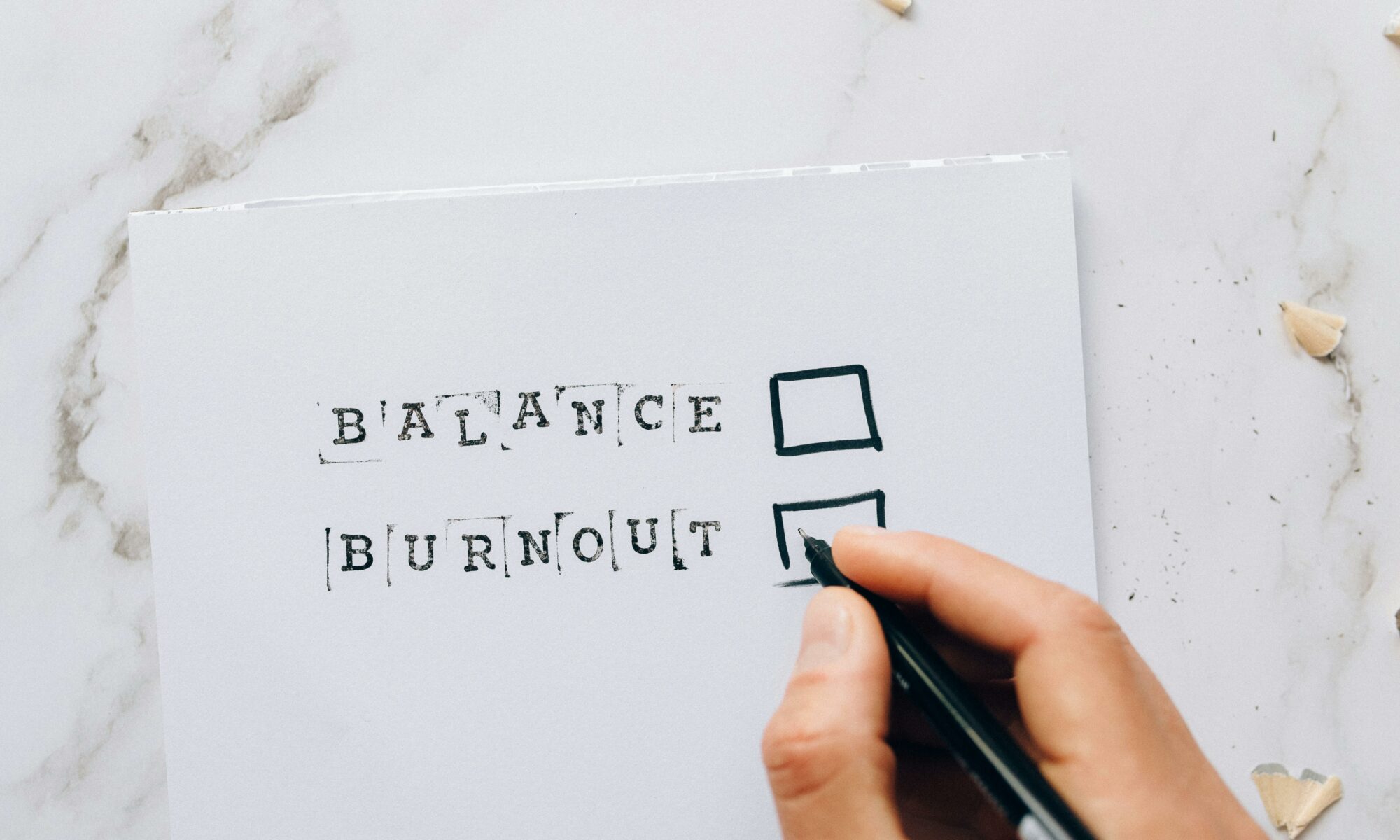 burnout or balance